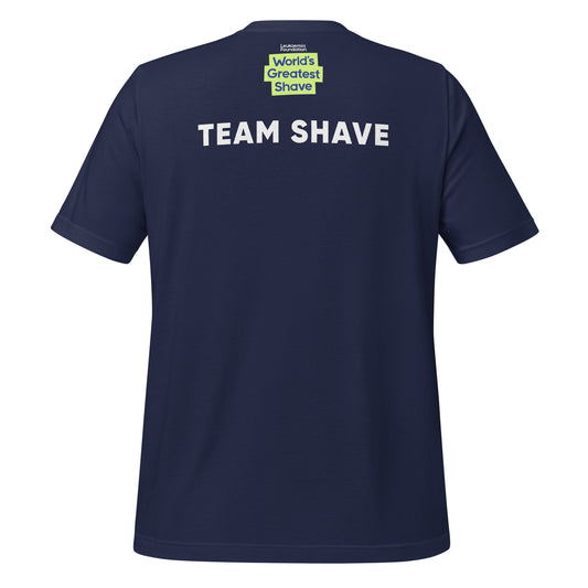 Personalised World's Greatest Shave T-Shirt - Navy