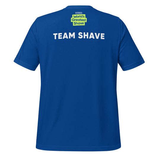 Personalised World's Greatest Shave T-Shirt - Blue