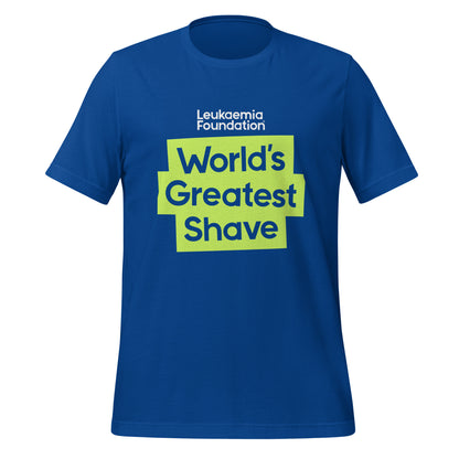Personalised World's Greatest Shave T-Shirt - Blue