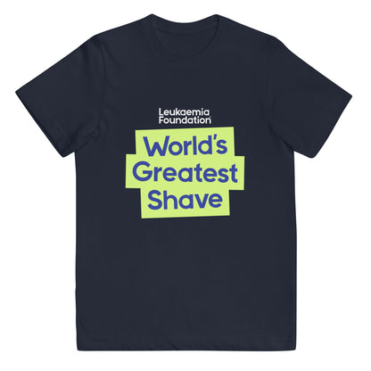 Personalised Youth World's Greatest Shave T-Shirt - Navy